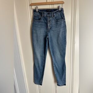 Lucky brand, Los Angeles, ankle jeans, high rise skinny, size 6/28